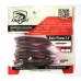 Рыбацкая силиконовая приманка, Taipan Rain Worm, 3,8 дюйма, 8шт/уп, цвет №12 Violet mistik pink